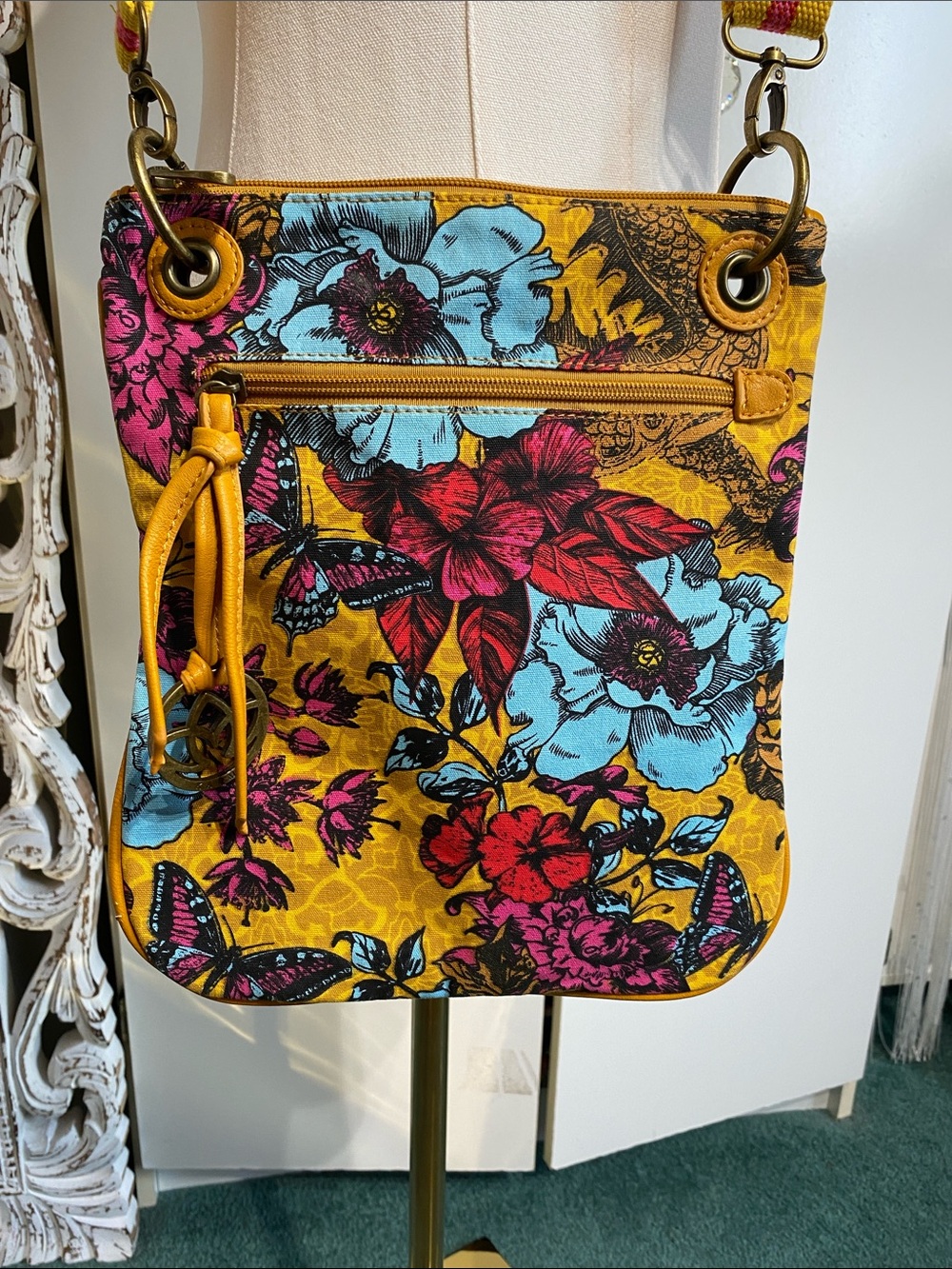 Karma Floral Crossbody Bag